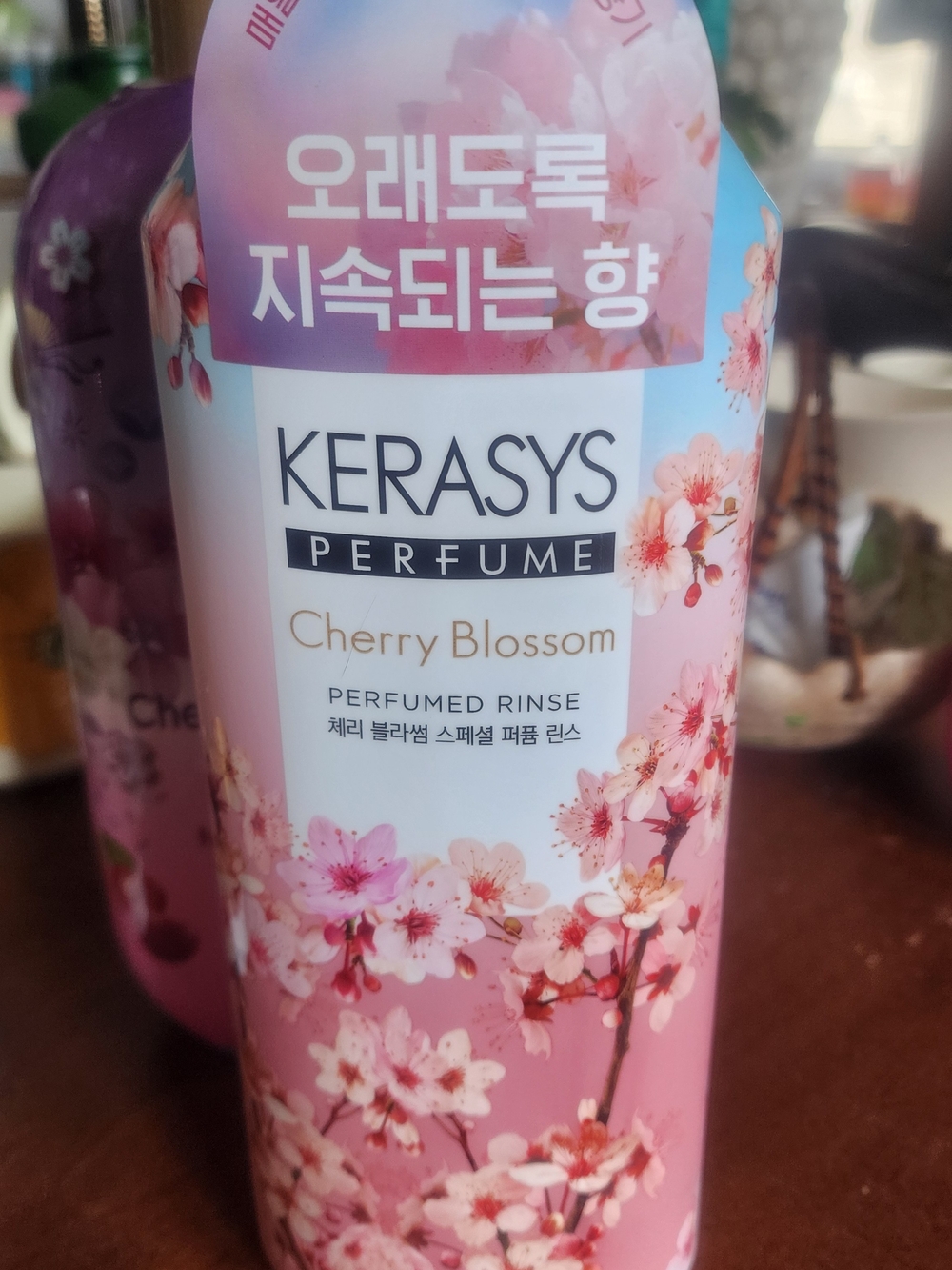 KERASYS Perfume Cherry Blossom Perfumd Conditioner Rinse - Pink Floral Bottle